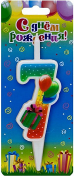 Свеча Цифра 7 Подарок