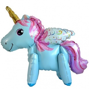 Единорог с Крыльями, голубой