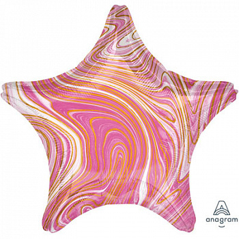Звезда Мрамор Розовый 46 см Звезда Мрамор Розовый 46 см