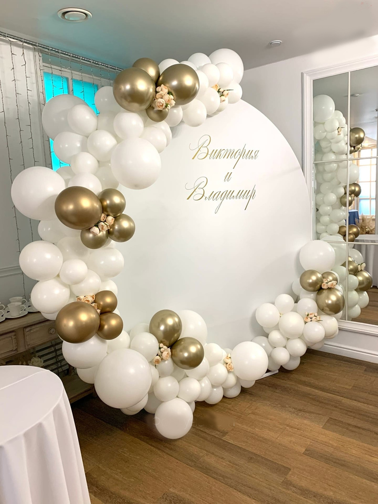 Фотозона свадебная круглая "Шарм"