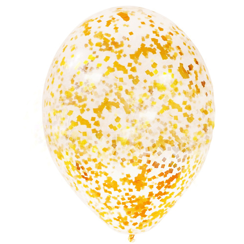 Шар "Кристалл" с конфетти золото Шар "Кристалл" с конфетти золото