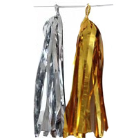 Кисть Тассел, металл, шт