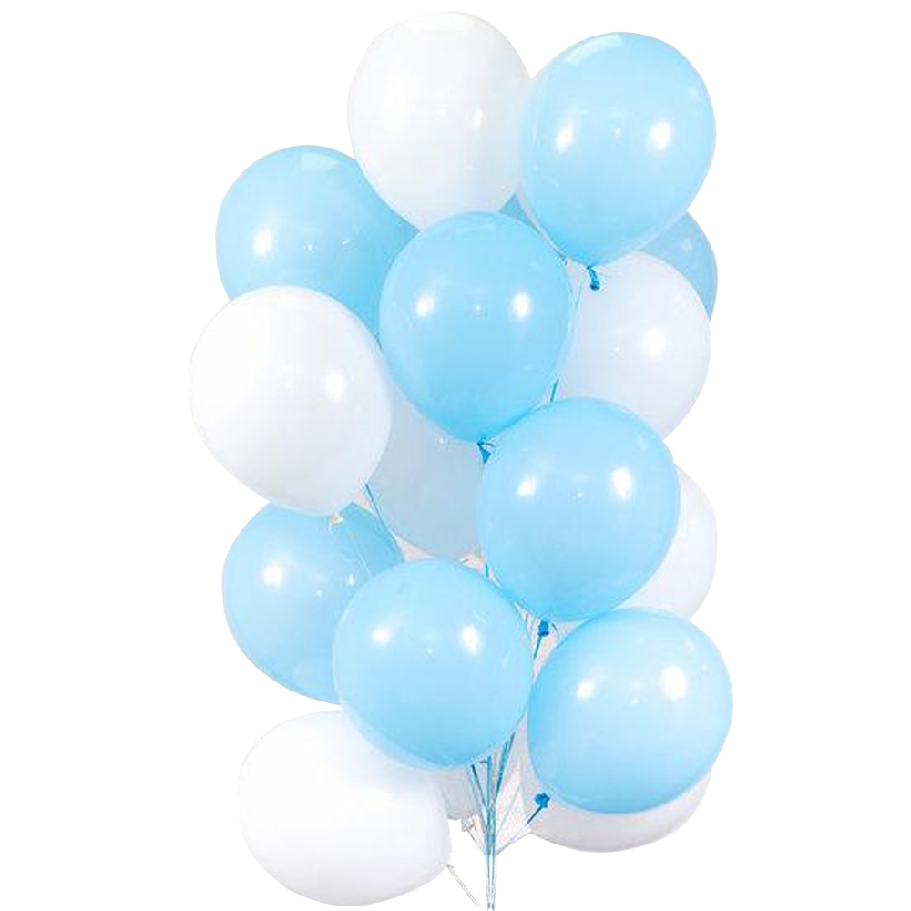 Облако шаров Бело-голубое