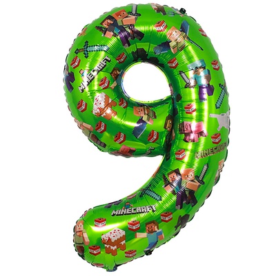 ЦИФРА "9" Человечки Пиксельные 40" /102см