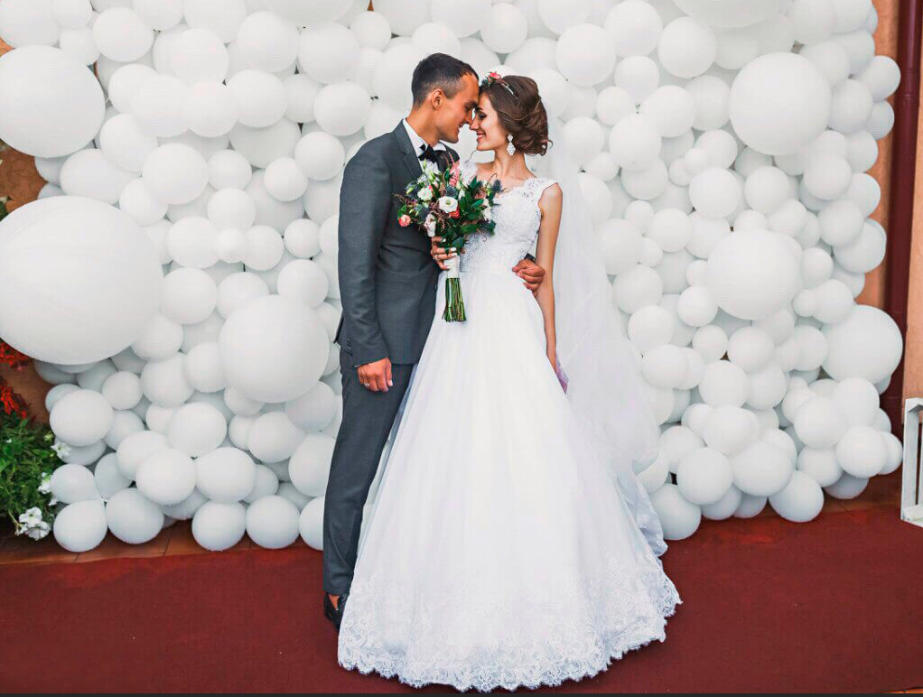 Фотозона прямоугольная белоснежная 