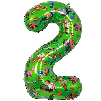 ЦИФРА "2" Человечки Пиксельные 40" /102см